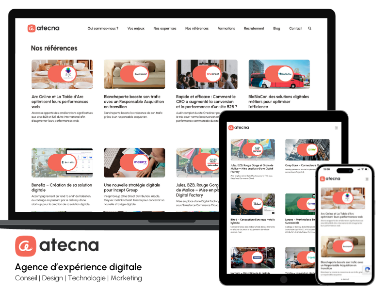 References clients Atecna en conseil design technologie et marketing