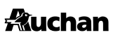 logo Auchan noir et blanc